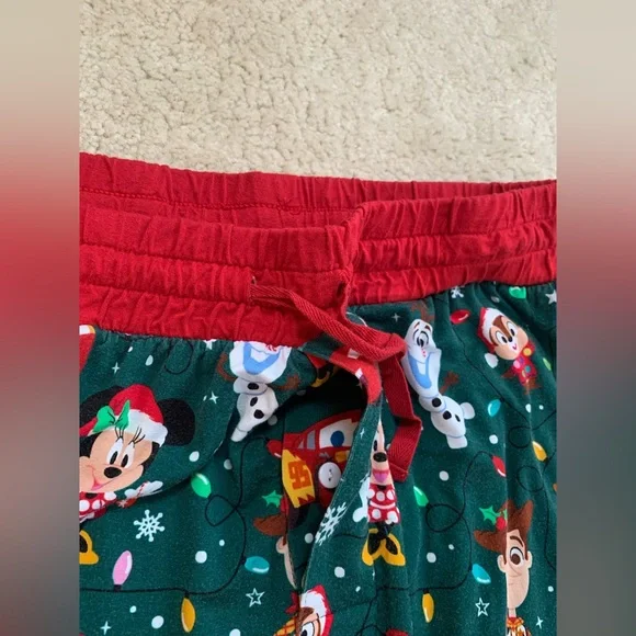 Little Sleepies Adult Size Medium Disney Christmas Parade Bamboo Pajama Pants - Picture 4 of 7